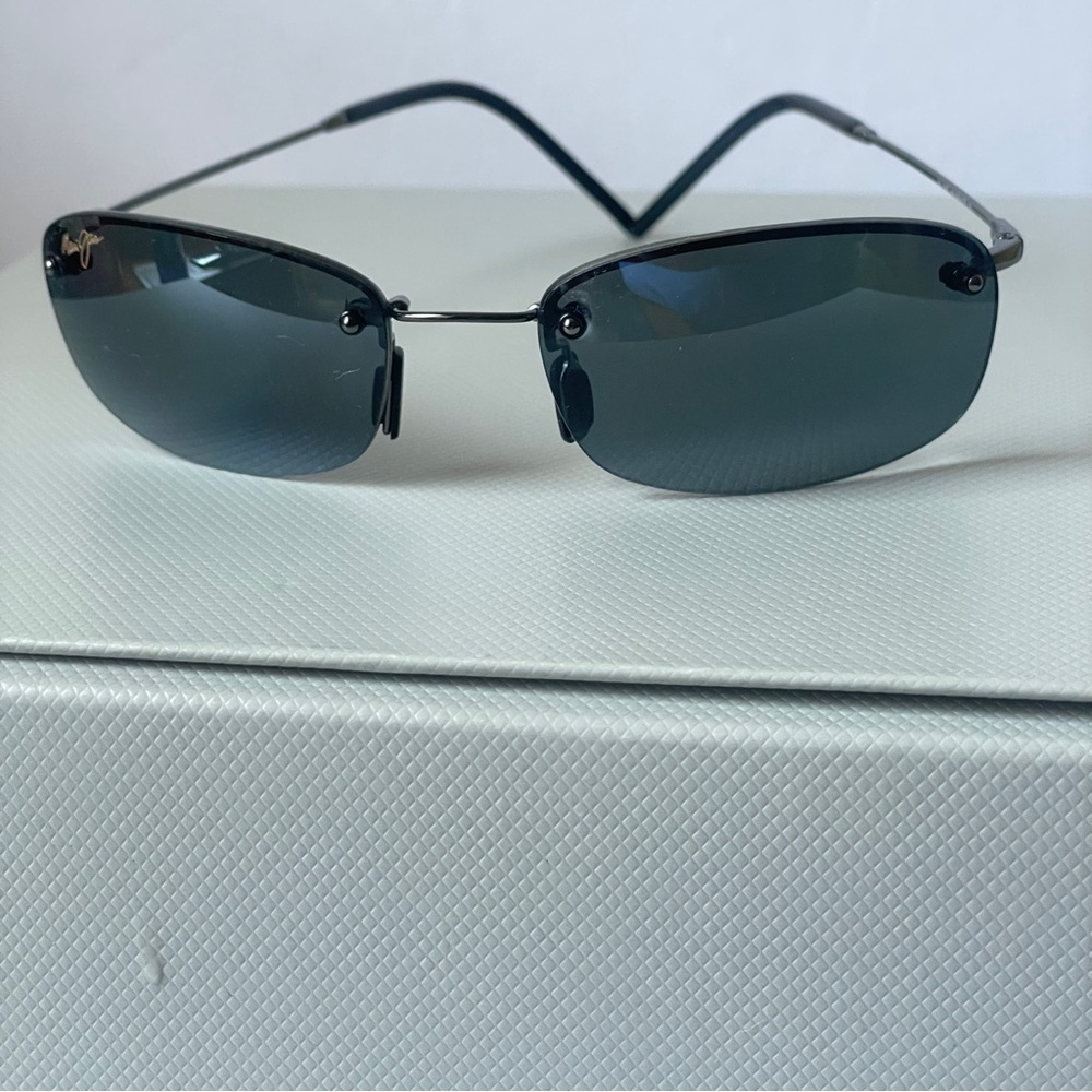 Maui Jim Flexon Polarized Sunglasses Gunmetal MJ350-02 - Picture 2 of 8